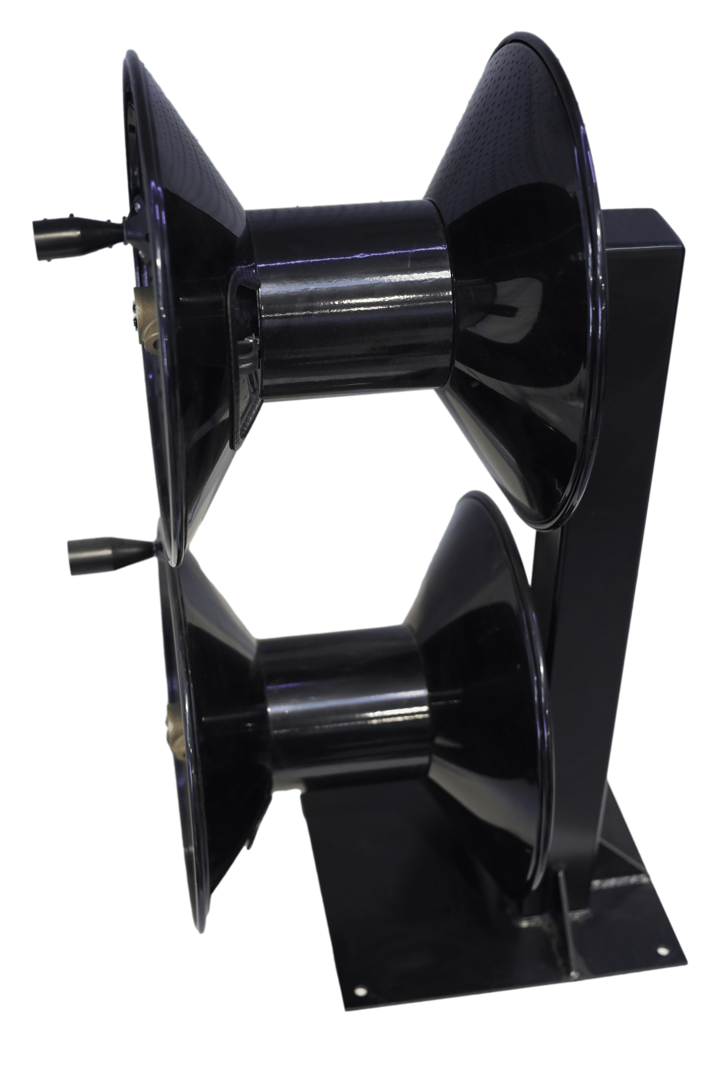 ZJW Double Stacker Black Hose Reel Kit,2 X 60M Reels - Aspel Cleaning  Equipment