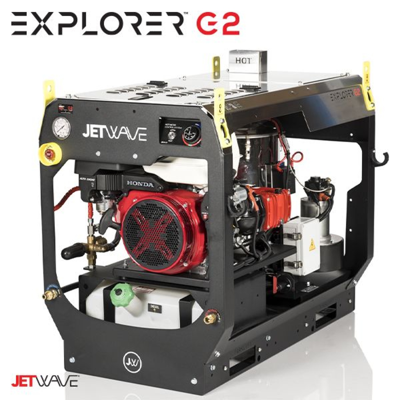 Jetwave Explorer G2 250-15 hot water petrol pressure cleaner