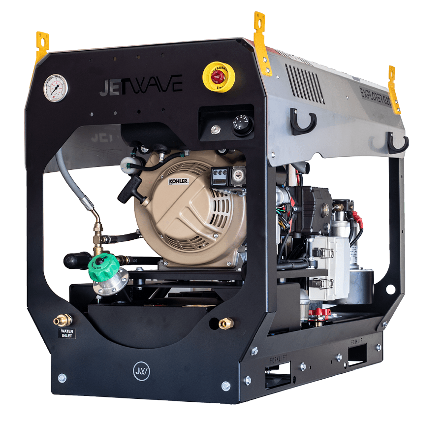 Jetwave Explorer G2D 210 hot water diesel pressure cleaner