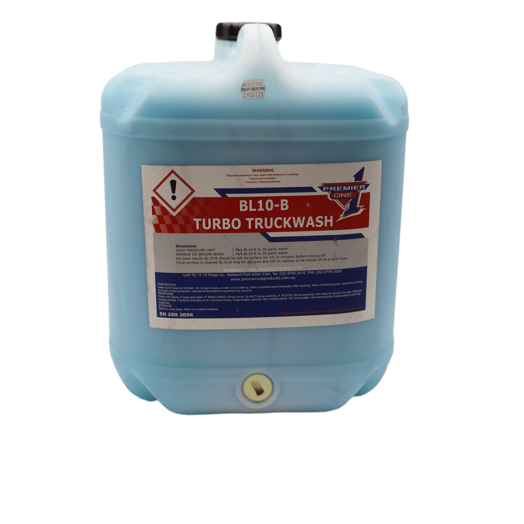 BL10-B Truckwash Blue 20L